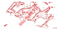 COUVERCLES LATERAUX pour Honda NC 700 X 35KW de 2012