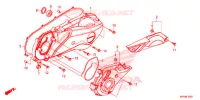 COUVERCLE GAUCHE pour Honda PCX 150 de 2017