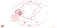 SELLE pour Honda FOURTRAX 420 RANCHER 4X4 DCT EPS de 2020