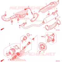 SILENCIEUX D'ECHAPPEMENT pour Honda FOURTRAX 420 RANCHER 4X4 DCT EPS de 2020
