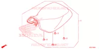 SELLE pour Honda FOURTRAX 420 RANCHER 4X4 ES de 2020