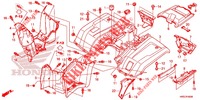GARDE BOUE ARRIERE pour Honda FOURTRAX 420 RANCHER 4X4 Manual Shift de 2020