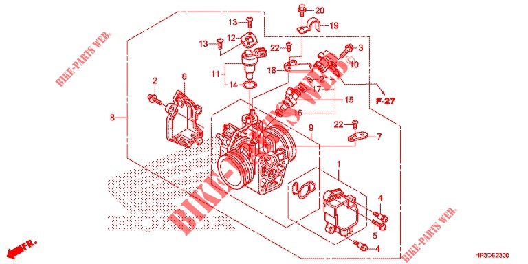 CORPS DE PAPILLON pour Honda FOURTRAX 420 4X4 Manual Shift de 2020