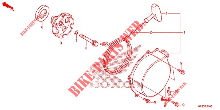 LANCEUR pour Honda FOURTRAX 420 4X4 Manual Shift de 2020