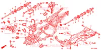CADRE pour Honda FOURTRAX 420 RANCHER 2X4 BASE de 2020