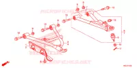 TRIANGLES AVANT pour Honda FOURTRAX 420 RANCHER 2X4 BASE de 2020