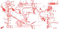 LEVIER DE GUIDON   CABLE   COMMODO pour Honda FOURTRAX 520 FOREMAN 4X4 BASE de 2020