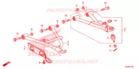 TRIANGLES AVANT pour Honda FOURTRAX 520 FOREMAN 4X4 BASE de 2020