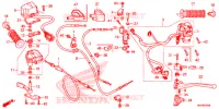 LEVIER DE GUIDON   CABLE   COMMODO pour Honda FOURTRAX 520 FOREMAN 4X4 CAMO de 2020