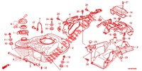 RESERVOIR A CARBURANT pour Honda FOURTRAX 520 FOREMAN 4X4 CAMO de 2020
