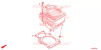 CYLINDRE pour Honda FOURTRAX 520 FOREMAN 4X4 BASE de 2020