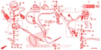 LEVIER DE GUIDON   CABLE   COMMODO pour Honda FOURTRAX 520 FOREMAN 4X4 BASE de 2020