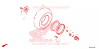 ROUE ARRIERE pour Honda FOURTRAX 520 FOREMAN 4X4 BASE de 2020