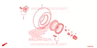 ROUE ARRIERE pour Honda FOURTRAX 520 FOREMAN 4X4 CAMO de 2020