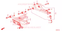 TRIANGLES AVANT pour Honda FOURTRAX 520 FOREMAN 4X4 CAMO de 2020