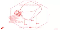 SELLE pour Honda FOURTRAX 520 FOREMAN 4X4 BASE de 2023