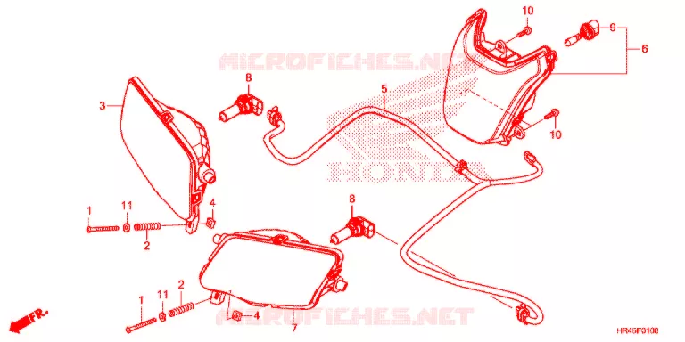PHARE Honda ATV 520 FOURTRAX 2021  TRX520FM1L