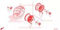 ROUE ARRIERE pour Honda FOURTRAX 520 RUBICON DCT EPS de 2020
