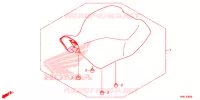 SELLE pour Honda FOURTRAX 520 RUBICON DCT EPS de 2020