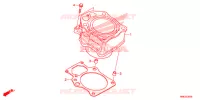 CYLINDRE pour Honda FOURTRAX 520 FOREMAN RUBICON 4X4 AT DCT EPS de 2020