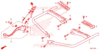PEDALE   REPOSE PIED pour Honda FOURTRAX 520 FOREMAN RUBICON 4X4 AT DCT EPS de 2020