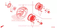 ROUE AVANT pour Honda FOURTRAX 520 FOREMAN RUBICON 4X4 AT DCT EPS de 2020
