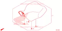 SELLE pour Honda FOURTRAX 520 FOREMAN RUBICON 4X4 AT DCT EPS de 2020