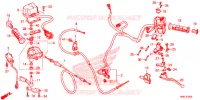 COMMODO   LEVIER   CABLE pour Honda FOURTRAX 520 FOREMAN RUBICON 4X4 AT DCT EPS DELUXE de 2020