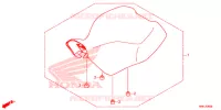 SELLE pour Honda FOURTRAX 520 FOREMAN RUBICON 4X4 AT DCT EPS DELUXE de 2020