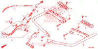 PEDALE   REPOSE PIED pour Honda FOURTRAX 520 FOREMAN 4X4 ES PS de 2020