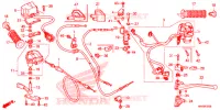 LEVIER DE GUIDON   CABLE   COMMODO pour Honda FOURTRAX 520 FOREMAN 4X4 ES PS de 2020