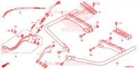 PEDALE   REPOSE PIED pour Honda FOURTRAX 520 FOREMAN 4X4 ES PS de 2020