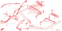PEDALE   REPOSE PIED pour Honda FOURTRAX 520 FOREMAN 4X4 ES PS de 2020
