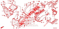 GARDE BOUE ARRIERE pour Honda FOURTRAX 520 RUBICON EPS de 2020