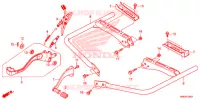 PEDALE   REPOSE PIED pour Honda FOURTRAX 520 RUBICON EPS de 2020