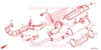 SILENCIEUX D'ECHAPPEMENT pour Honda FOURTRAX 520 RUBICON EPS de 2020
