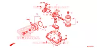 CARTER   POMPE   FILTRE A HUILE pour Honda CB 650 F de 2018