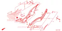 COUVERCLES LATERAUX pour Honda CB 650 F de 2018