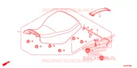 SELLE pour Honda TRX 250 FOURTRAX RECON Standard de 2020