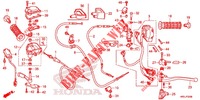 LEVIER DE GUIDON   CABLE   COMMODO pour Honda FOURTRAX 420 RANCHER 4X4 Manual Shift de 2020