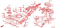 RESERVOIR A CARBURANT pour Honda FOURTRAX 420 RANCHER 4X4 Manual Shift de 2020