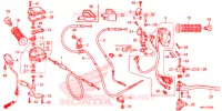 LEVIER DE GUIDON   CABLE   COMMODO pour Honda FOURTRAX 420 RANCHER 4X4 EPS Manual Shift de 2020