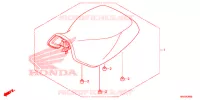 SELLE pour Honda FOURTRAX 520 FOREMAN 4X4 EPS de 2020