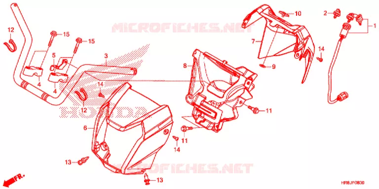 GUIDON Honda ATV 520 FOURTRAX 2020  TRX520FA7L